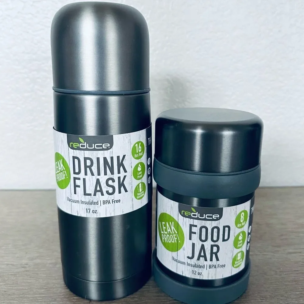Reduce Eco Tumbler Travel Food Drink Thermos Storage Containers Set